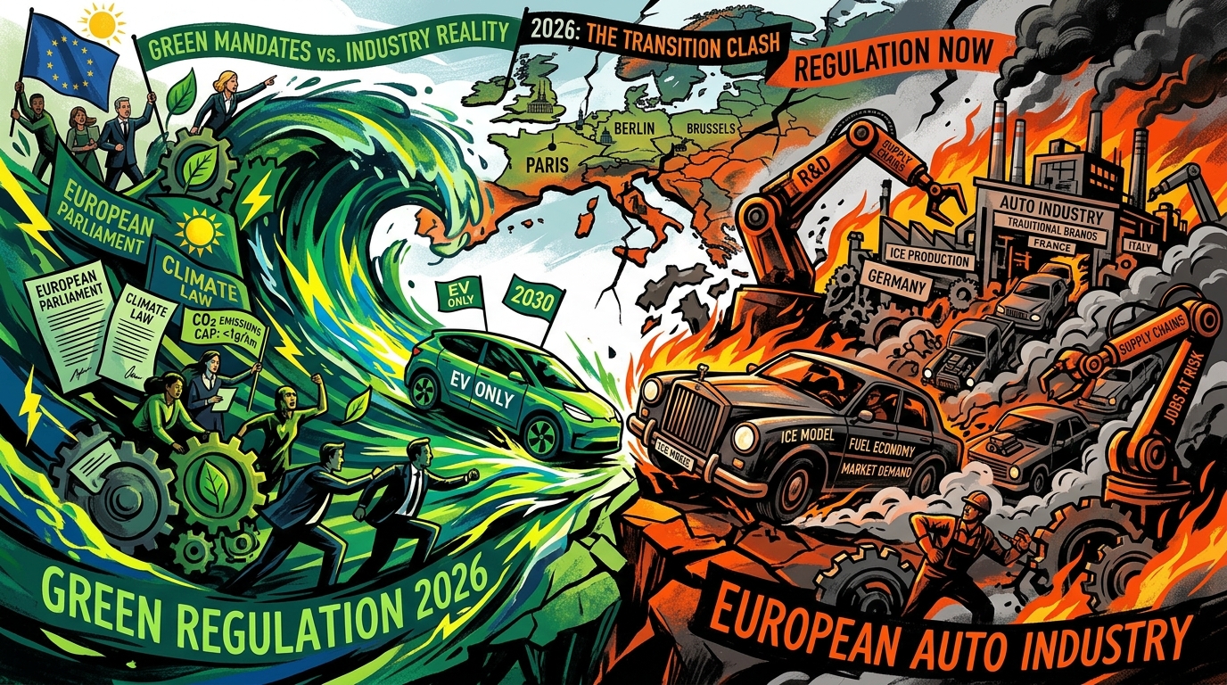découvrez dans les 4 vérités hebdo comment l'écologie punitive impacte l'industrie automobile et explorez les enjeux cachés derrière les politiques environnementales.