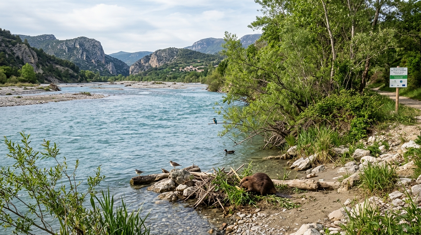 découvrez la renaissance écologique de la durance et profitez d'une mobilité douce le long de ses berges réinventées, alliant nature préservée et déplacement durable.