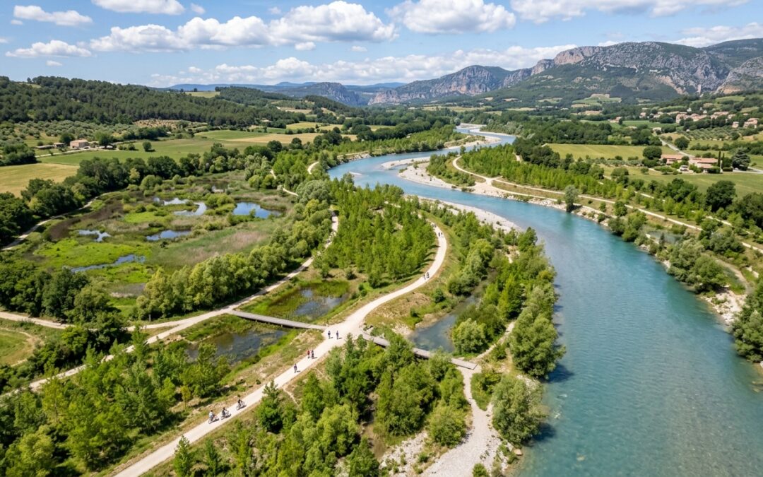 découvrez la renaissance écologique de la durance et la promotion d'une mobilité douce le long de ses berges réinventées, un projet alliant nature préservée et déplacements durables.