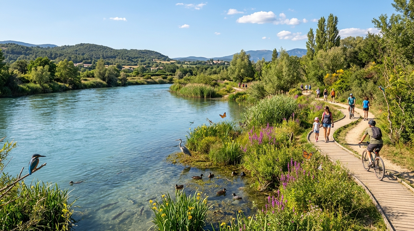 découvrez la renaissance écologique de la durance et sa transformation en un lieu de mobilité douce, où ses berges réinventées offrent un havre de nature et de promenades paisibles.