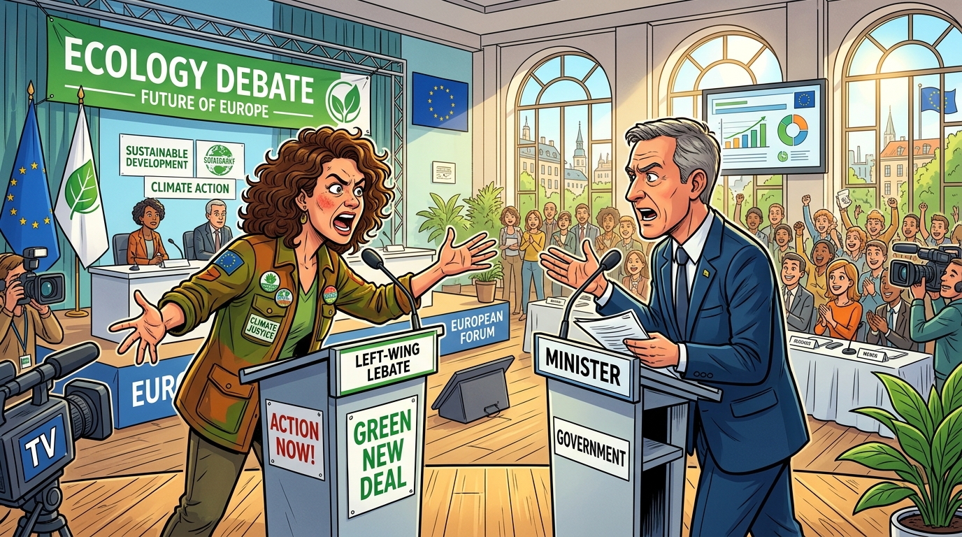 manuel bompard invite officiellement la ministre monique barbut à un débat passionné sur l'écologie, pour discuter des enjeux environnementaux majeurs.