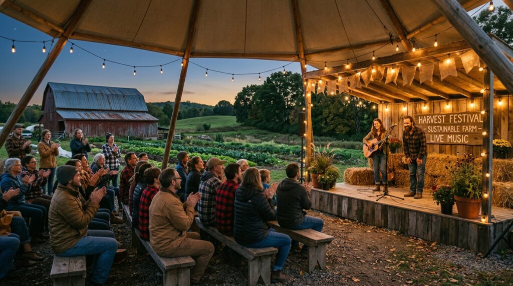découvrez un spectacle de stand-up unique dans une ferme des côtes-d’armor où un humoriste engagé combine humour et écologie pour sensibiliser tout en faisant rire.