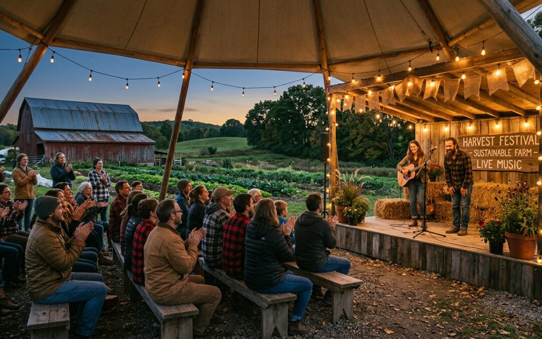 découvrez un spectacle de stand-up unique dans une ferme des côtes-d’armor où un humoriste engagé combine humour et écologie pour sensibiliser tout en faisant rire.