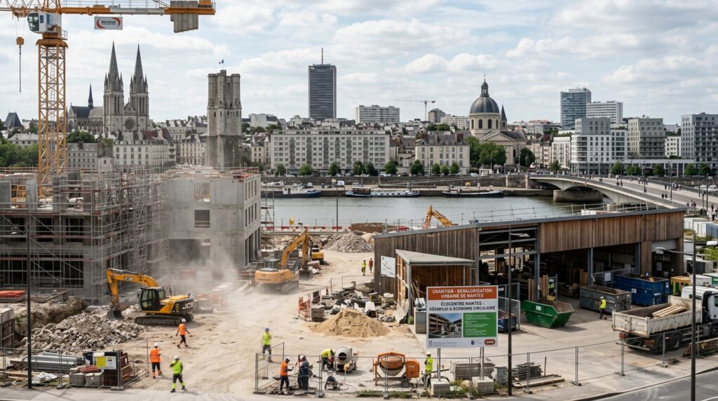 à nantes, l'écocentre en activité depuis plus d'un an divise les opinions : analyse des enjeux et réflexions sur l'écologie utilisée comme prétexte.