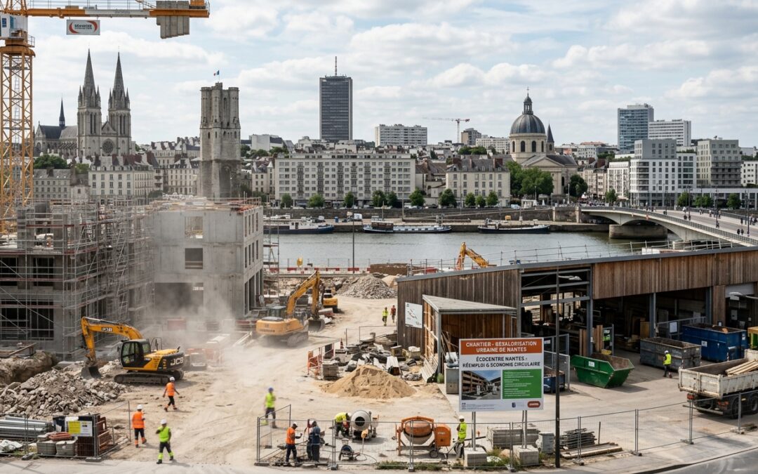 à nantes, l'écocentre en activité depuis plus d'un an divise les opinions : analyse des enjeux et réflexions sur l'écologie utilisée comme prétexte.
