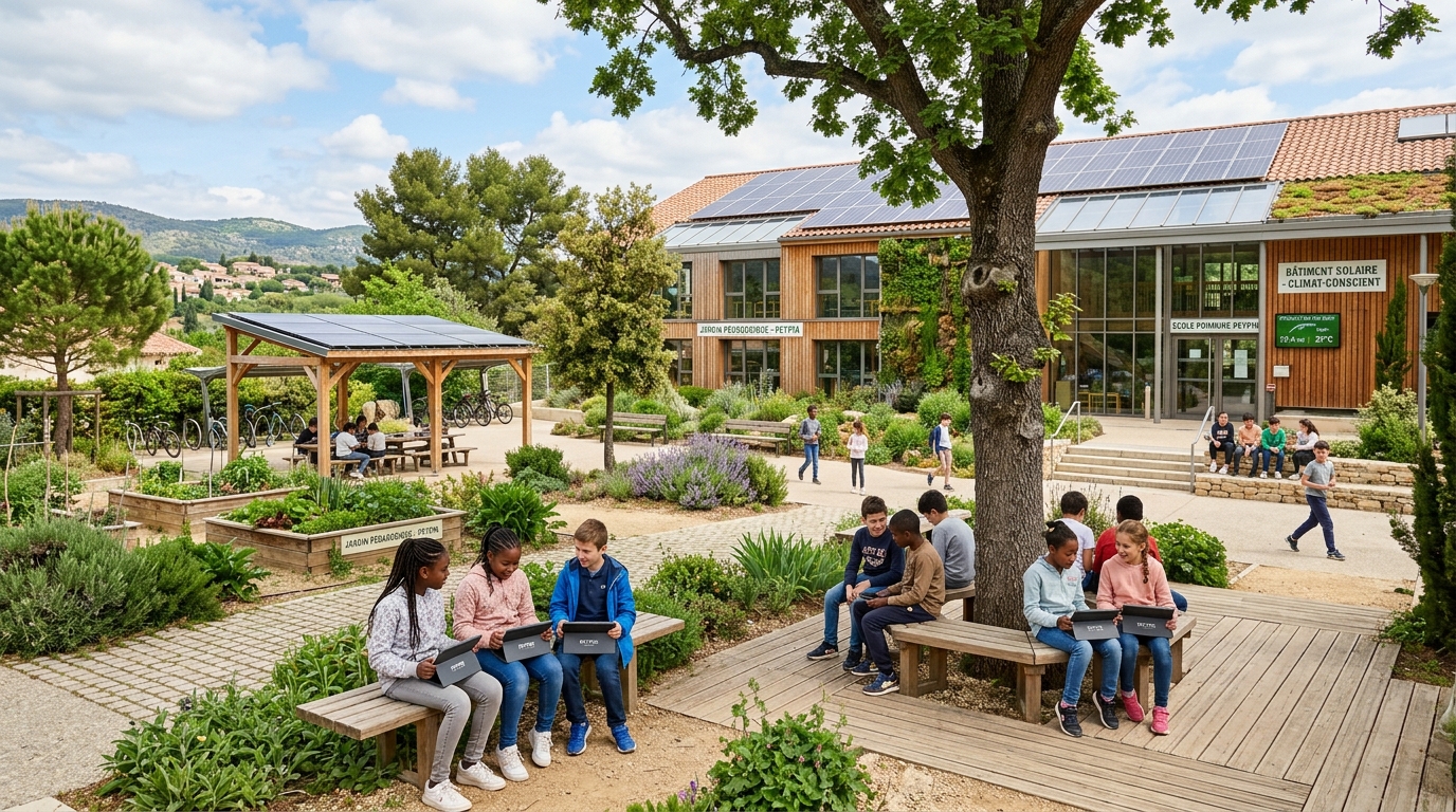 découvrez comment la rentrée scolaire à peypin intègre à la fois des pratiques écologiques et des technologies numériques innovantes pour un avenir durable et connecté.
