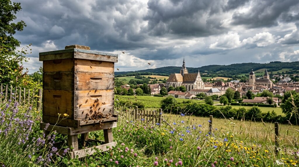 à bourg-en-bresse, la production de miel connaît une forte baisse. les apiculteurs dénoncent une météo instable et la menace grandissante du frelon asiatique qui impactent sérieusement leur activité.