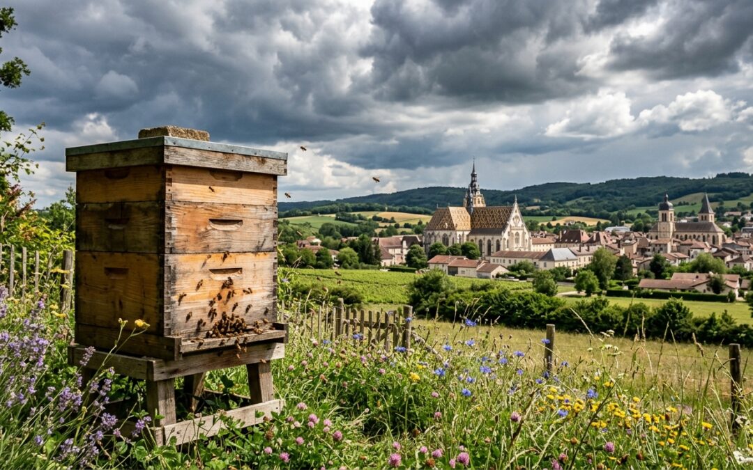 à bourg-en-bresse, la production de miel connaît une forte baisse. les apiculteurs dénoncent une météo instable et la menace grandissante du frelon asiatique qui impactent sérieusement leur activité.