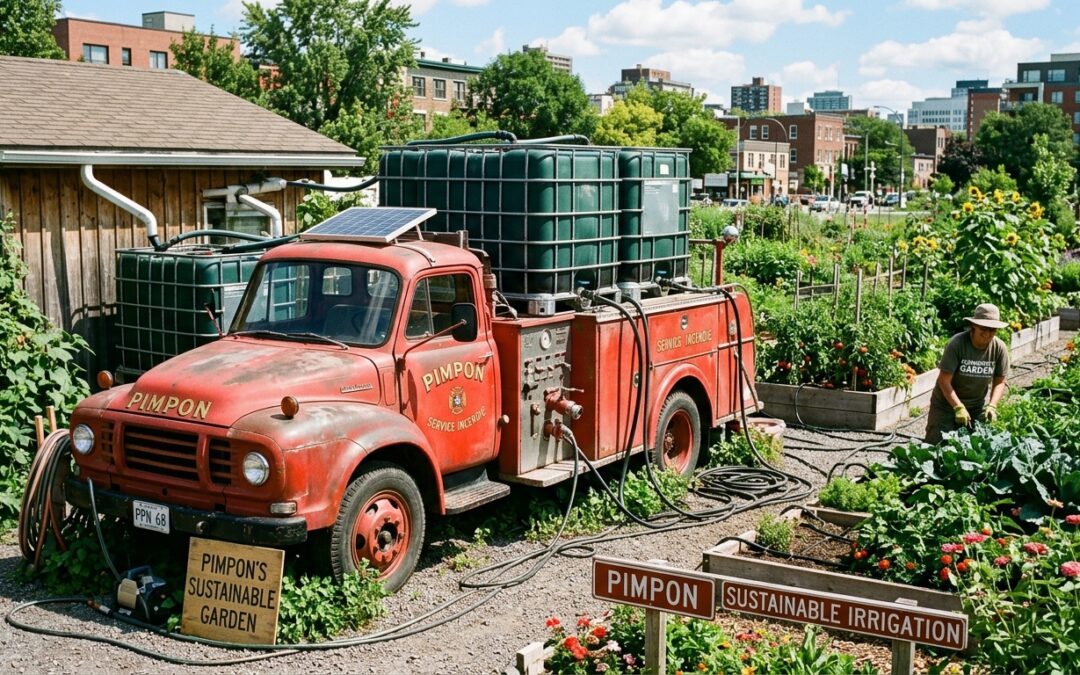 découvrez comment pimpon, un ancien camion de pompiers, est réinventé pour irriguer durablement les espaces verts, alliant écologie et innovation pour un avenir plus vert.