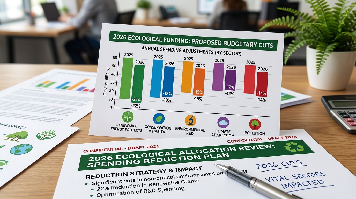 découvrez comment la révision du budget 2026 entraîne des coupes sévères affectant les initiatives écologiques, entre analyses et réactions dans le canard enchaîné.